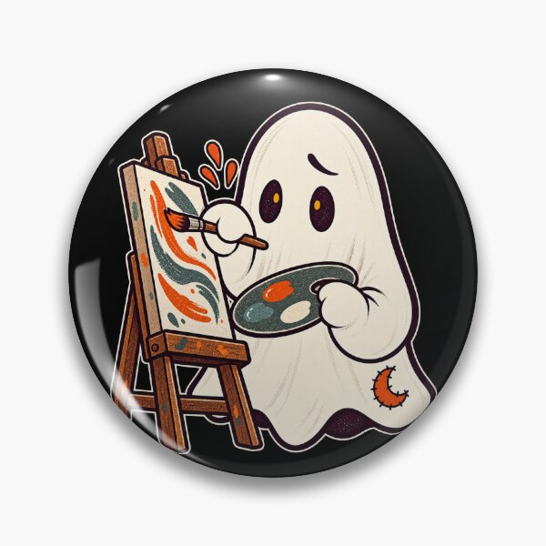 Item preview, Midnight Painter – Artistic Ghost designed and sold by krustybel.