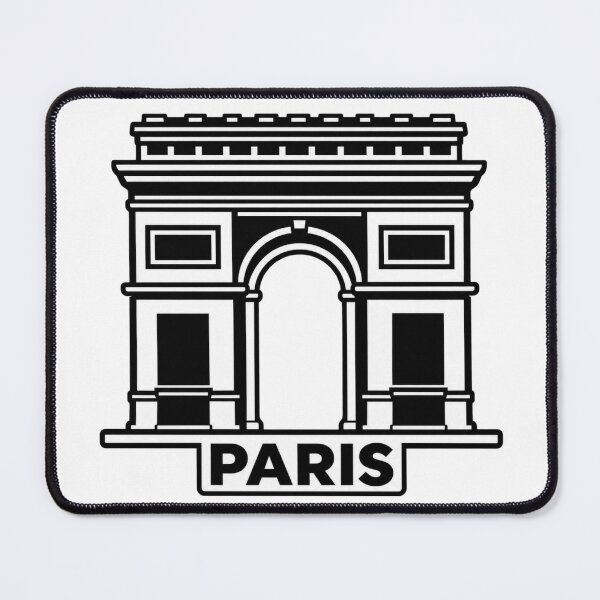 Item preview, Paris Arc de Triomphe Landmark Silhouette Souvenir Design designed and sold by Kenzie & Co.