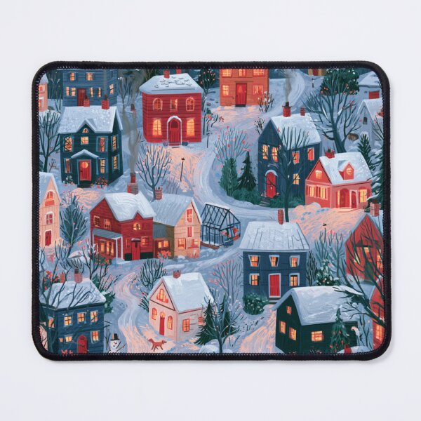 Item preview, Cozy Little Winter Town designed and sold by bubblyrainbow.
