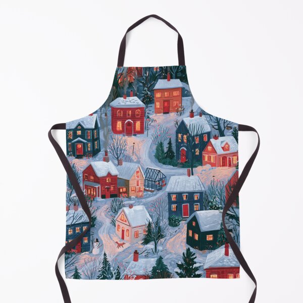 Item preview, Cozy Little Winter Town designed and sold by bubblyrainbow.