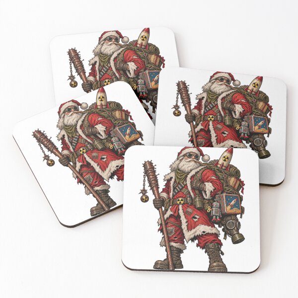 Item preview, Fallout Santa With Spiked Bat Cigar And Supply Pack designed and sold by IllustrifyArts.