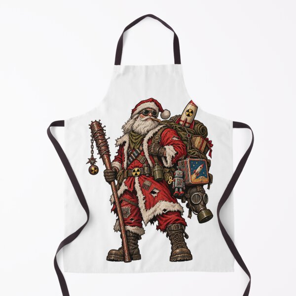 Item preview, Fallout Santa With Spiked Bat Cigar And Supply Pack designed and sold by IllustrifyArts.