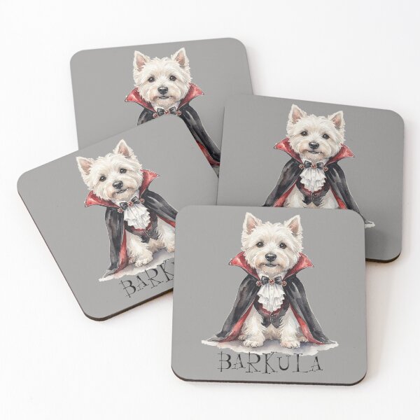 Item preview, Barkula - the Westie Vampire designed and sold by WestieMDR.