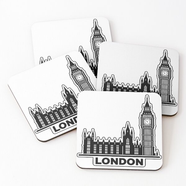 Item preview, London Big Ben Landmark Silhouette Souvenir Design designed and sold by Kenzie & Co.