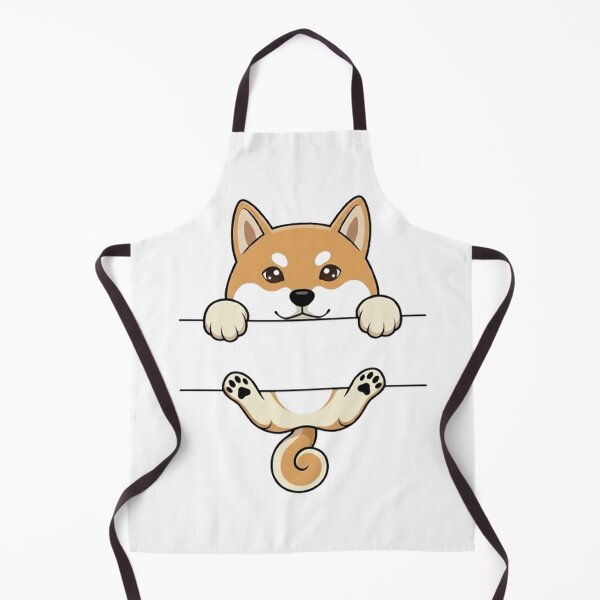 Item preview, Cute Peeking Shiba Inu Split Monogram designed and sold by PetalsPaws.