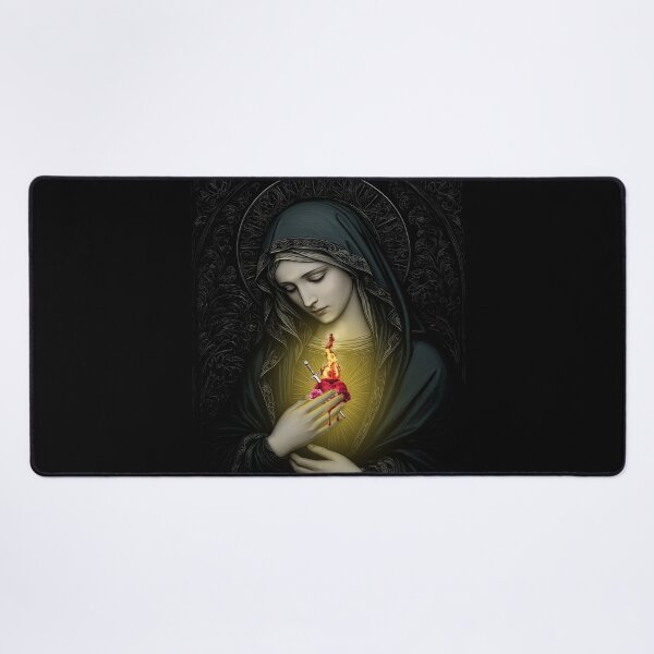 Item preview, Our Lady of Assumption with Sacred Heart designed and sold by Firetrail Studio.