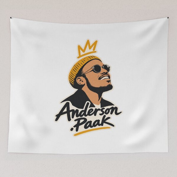 Item preview, Anderson Paak Silhouette - Funk & R&B Music Graphic designed and sold by VYBEHAUS.