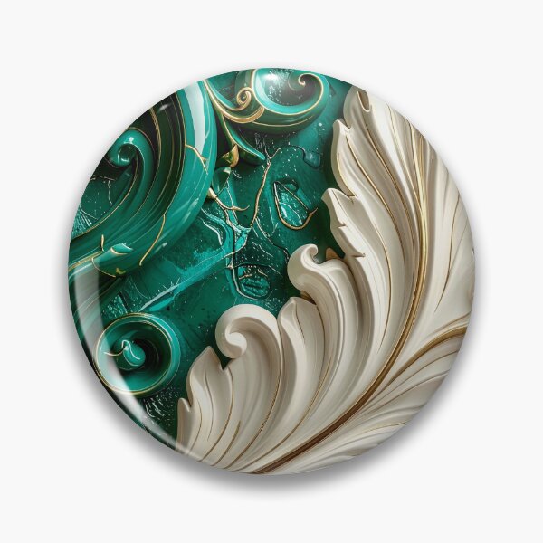 Item preview, Sculptural Jade with Gold Enamel designed and sold by Vicky Brago-Mitchell®.