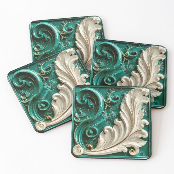 Item preview, Sculptural Jade with Gold Enamel designed and sold by Vicky Brago-Mitchell®.