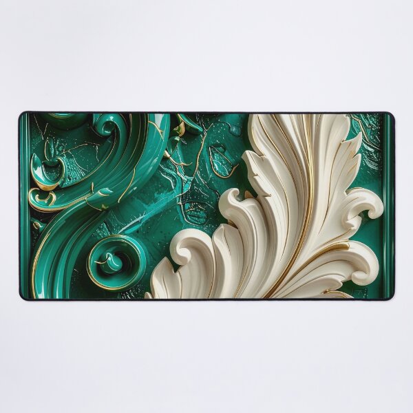 Item preview, Sculptural Jade with Gold Enamel designed and sold by Vicky Brago-Mitchell®.
