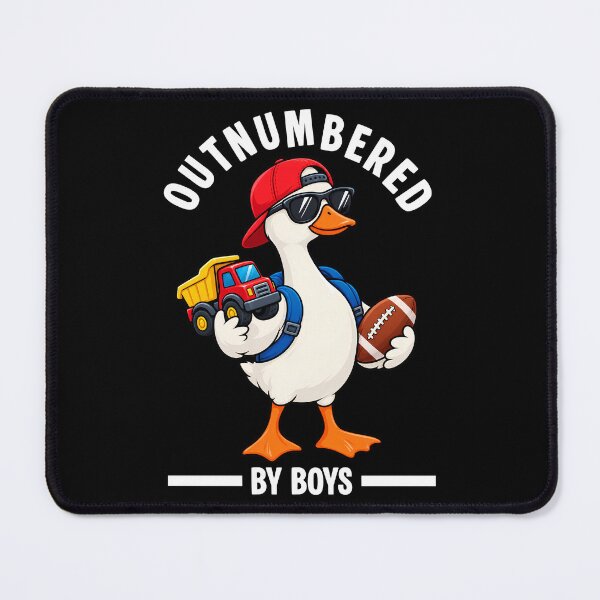 Item preview, Outnumbered by Boys Duck Cute Graphic Boy Mom Gift designed and sold by Teetreasure2.