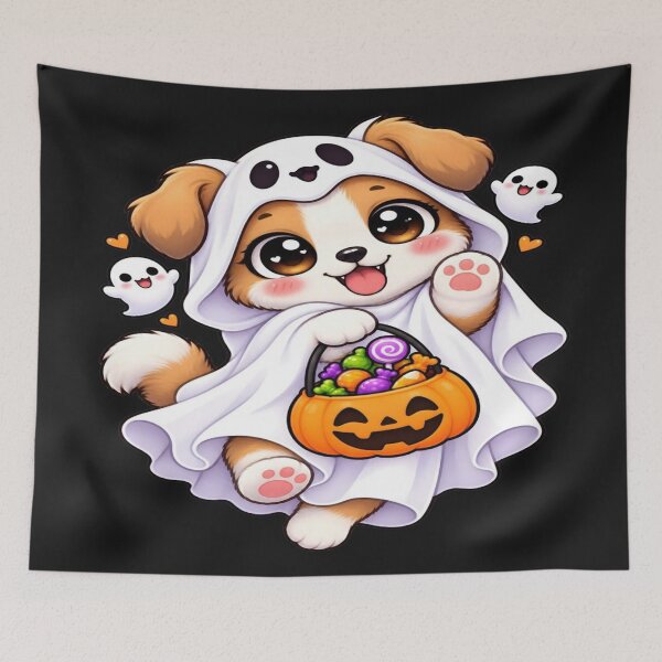 Item preview, cute dog ghost designed and sold by pksart1.