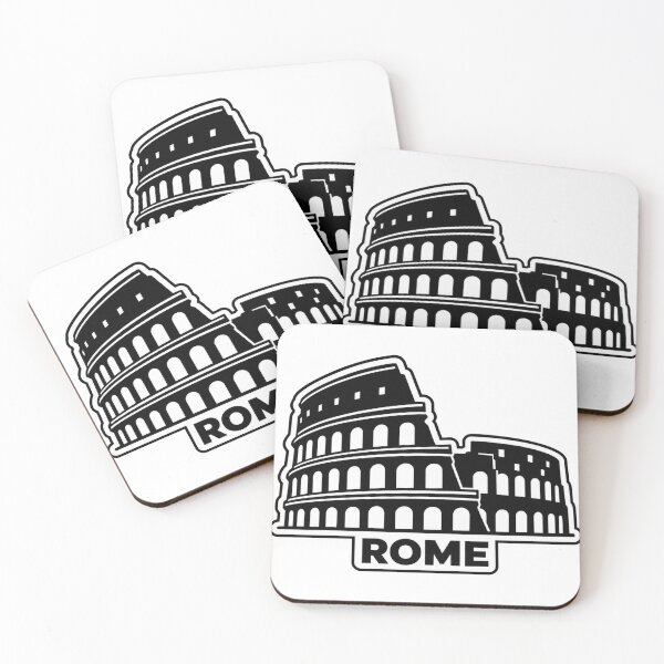 Item preview, Rome Colosseum Landmark Silhouette Souvenir Design designed and sold by Kenzie & Co.