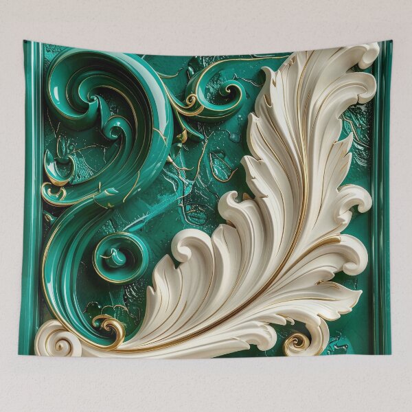 Item preview, Sculptural Jade with Gold Enamel designed and sold by Vicky Brago-Mitchell®.