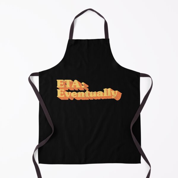 Item preview, Funny Road Trip ETA Eventually Retro Travel Humor Vintage 70s Groovy Typography designed and sold by Chonkz.