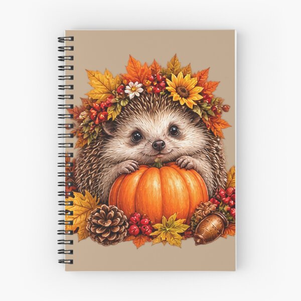 Item preview, Cozy Hedgehog Pumpkin Fall Autumn designed and sold by DrAsmaaMohamed.