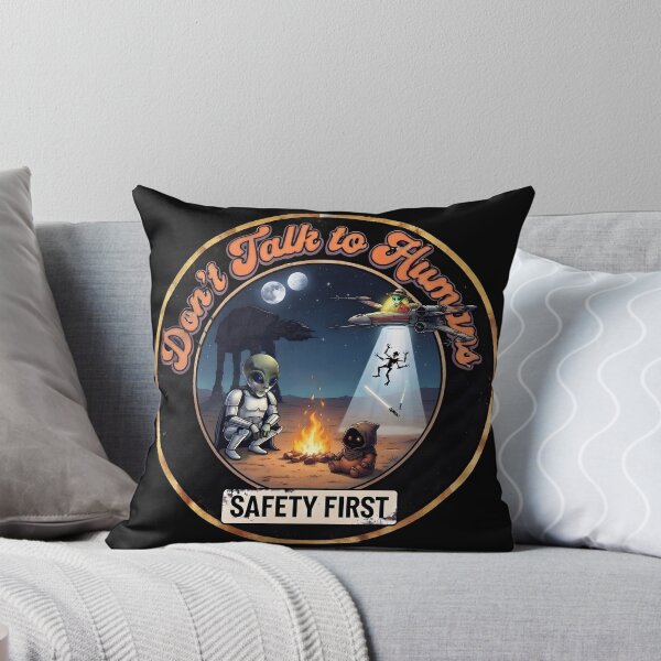 Item preview, Sci-Fi Campfire Parody - Retro Space Comic (Don't Talk To Humans) designed and sold by AeroCodeDesigns.