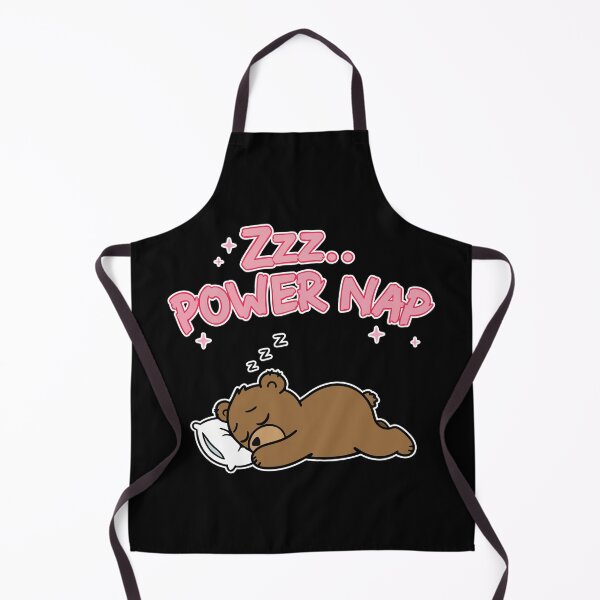 Item preview, Zzz Power Nap Sleeping Bear Kawaii Cartoon designed and sold by Taridesign.