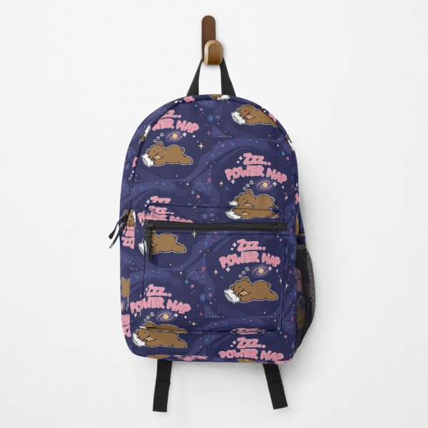 Item preview, Zzz Power Nap Sleeping Bear Kawaii Cartoon designed and sold by Taridesign.