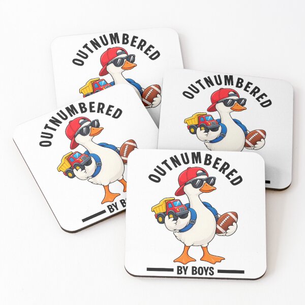 Item preview, Outnumbered by Boys Duck Cute Graphic Boy Mom Gift designed and sold by Teetreasure2.