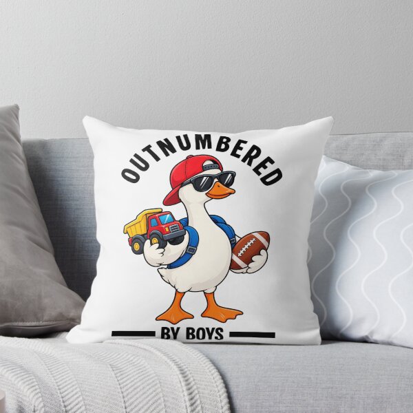 Item preview, Outnumbered by Boys Duck Cute Graphic Boy Mom Gift designed and sold by Teetreasure2.