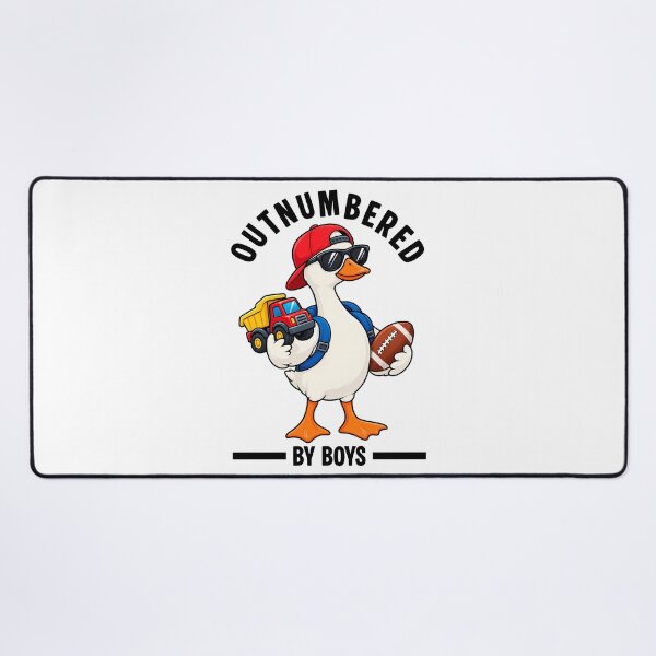 Item preview, Outnumbered by Boys Duck Cute Graphic Boy Mom Gift designed and sold by Teetreasure2.