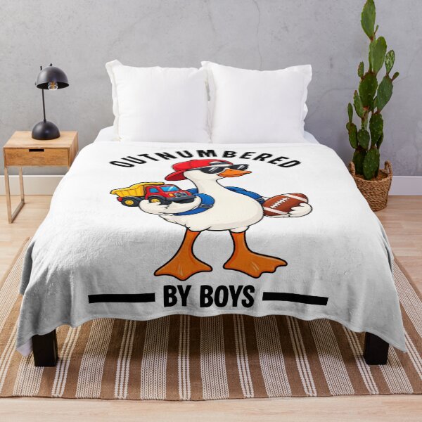Item preview, Outnumbered by Boys Duck Cute Graphic Boy Mom Gift designed and sold by Teetreasure2.