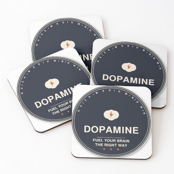 Item preview, Dopamine Menu Sticker | ADHD Retro Badge Decal - Fuel Your Brain designed and sold by mryan78.
