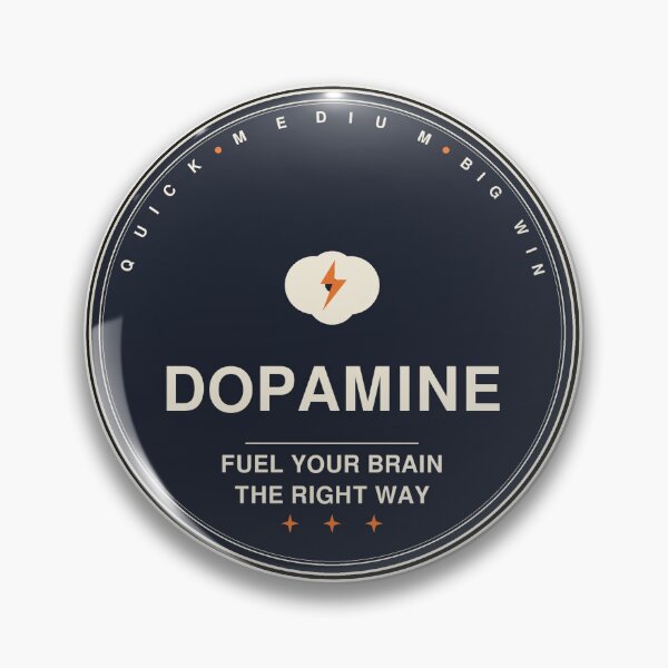 Item preview, Dopamine Menu Sticker | ADHD Retro Badge Decal - Fuel Your Brain designed and sold by mryan78.