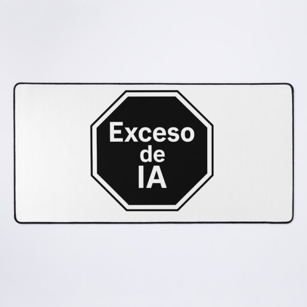 Item preview, Warning Sign Chart: AI Overload designed and sold by conamor-bymel.