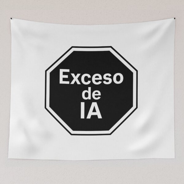 Item preview, Warning Sign Chart: AI Overload designed and sold by conamor-bymel.