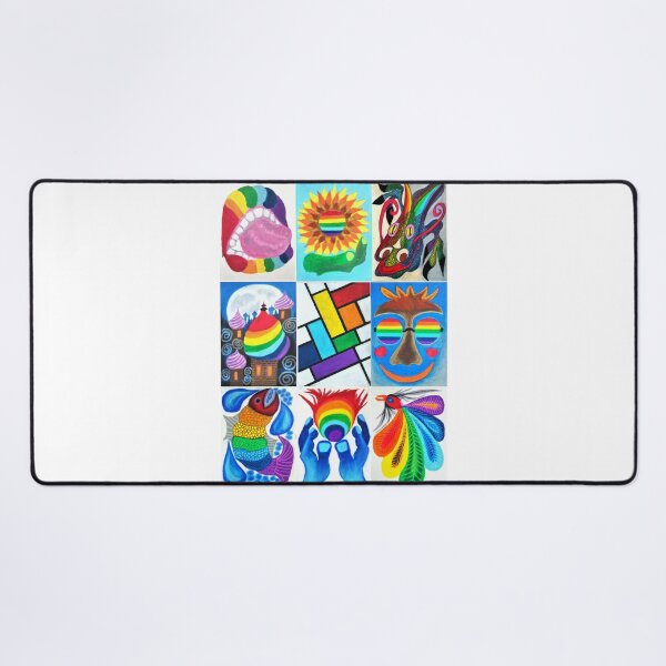 Item preview, RAINBOW-DROPS: Pride Mosaic of Life designed and sold by SamuraiSixCoin.