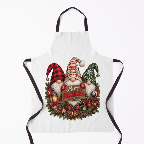 Item preview, Merry Christmas Nordic Gnomes Vintage Christmas Holiday Design  Main Tag: designed and sold by DijaMar.