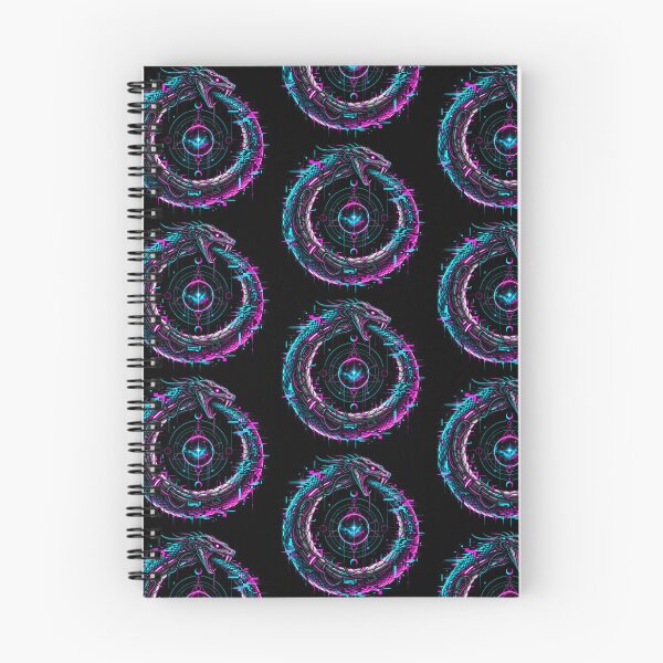 Item preview, Ouroboros Symbol – Cyber Glitch Eternal Serpent designed and sold by JupiterGlitchEmpire.