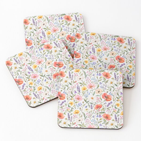 Item preview, Wildflower Watercolor Botanical Seamless Pattern designed and sold by Gemaart.