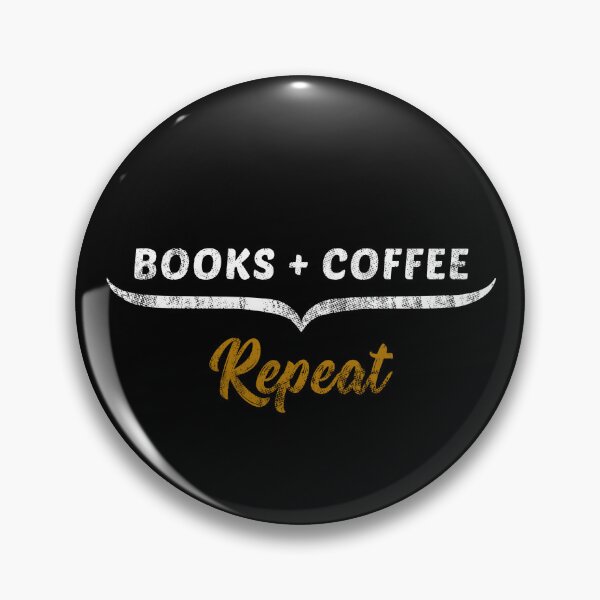 Item preview, Books + Coffee and Repeat designed and sold by WR Design.