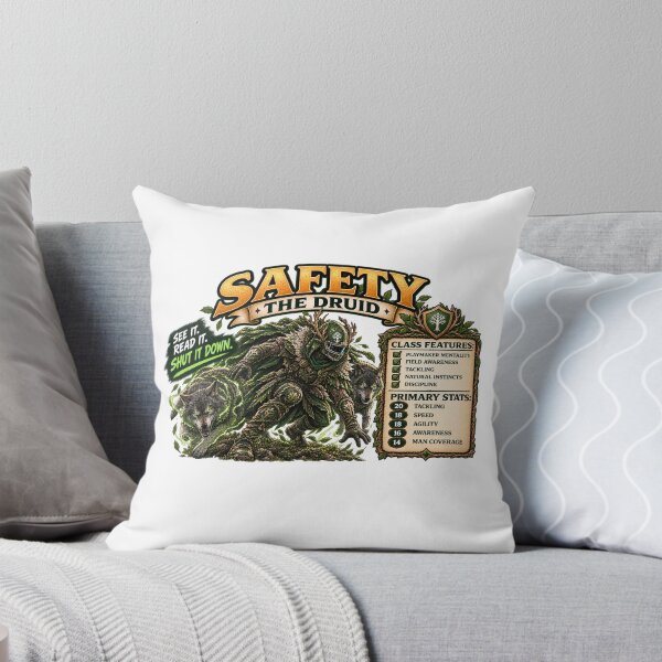 Item preview, Safety — The Druid designed and sold by Fantasy Football Company.