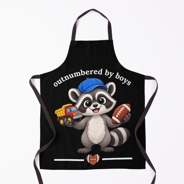 Item preview, Outnumbered by Boys Raccoon Funny Boy Mom Gift designed and sold by Teetreasure2.