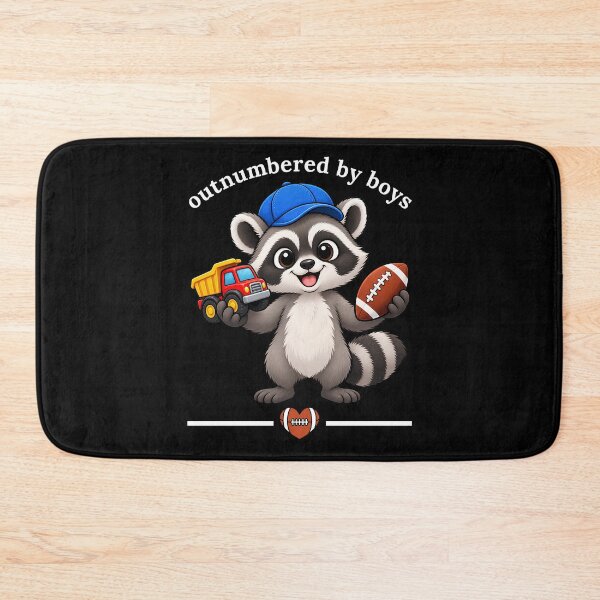 Item preview, Outnumbered by Boys Raccoon Funny Boy Mom Gift designed and sold by Teetreasure2.