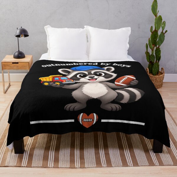 Item preview, Outnumbered by Boys Raccoon Funny Boy Mom Gift designed and sold by Teetreasure2.