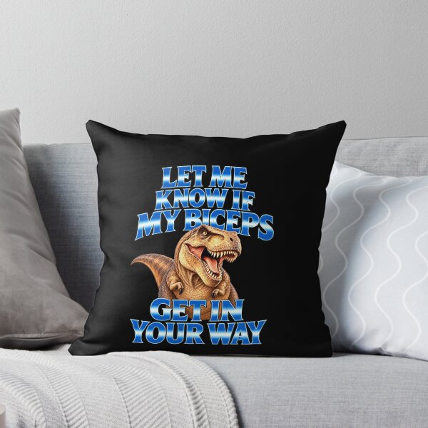 Item preview, Funny T Rex Let Me Know If My Biceps Get In The Way Art designed and sold by elderberry.