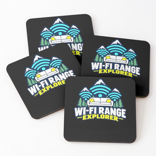 Item preview, Funny Wi-Fi Range Explorer Mountain Humor Art designed and sold by elderberry.