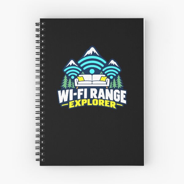 Item preview, Funny Wi-Fi Range Explorer Mountain Humor Art designed and sold by elderberry.