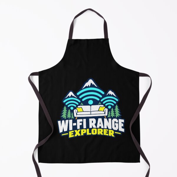 Item preview, Funny Wi-Fi Range Explorer Mountain Humor Art designed and sold by elderberry.