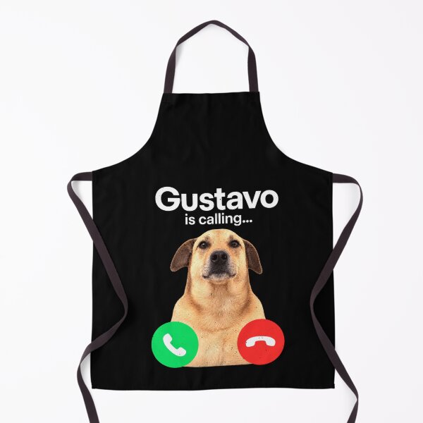 Item preview, Funny Gustavo Is Calling Dog Meme Humor Art designed and sold by elderberry.