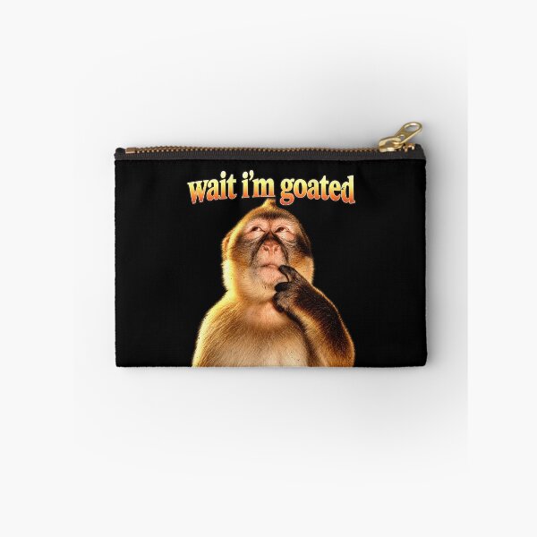 Item preview, Funny Wait I'm Goated Monkey Joke designed and sold by elderberry.