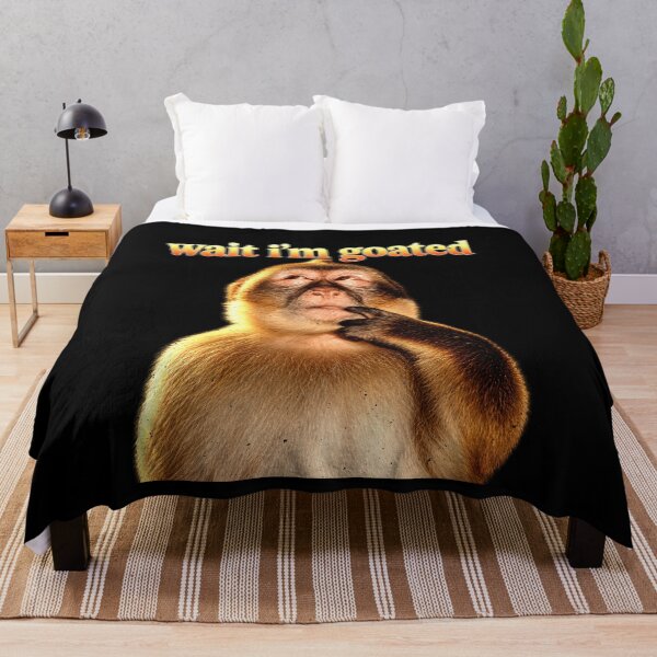 Item preview, Funny Wait I'm Goated Monkey Joke designed and sold by elderberry.