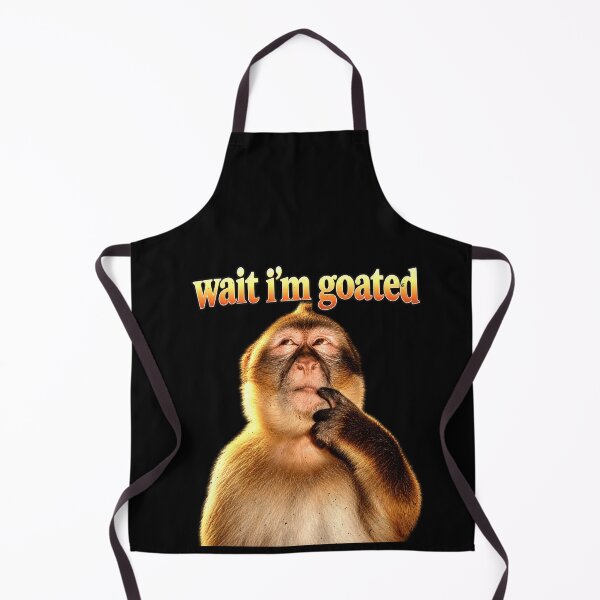 Item preview, Funny Wait I'm Goated Monkey Joke designed and sold by elderberry.