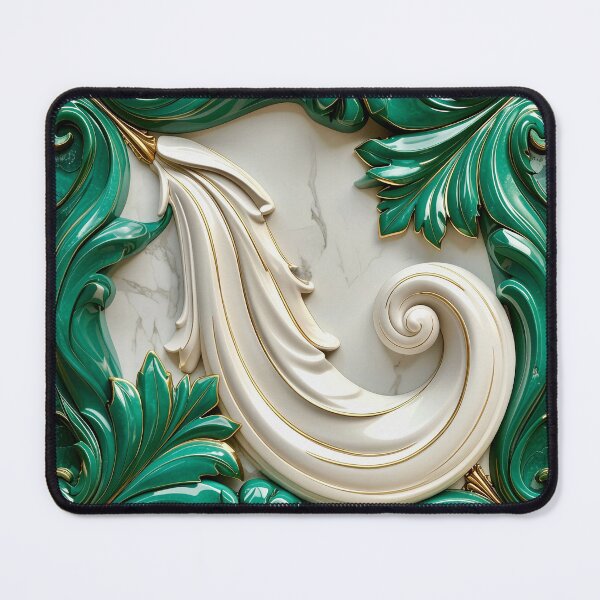 Item preview, Sculptural Jade with Gold Enamel designed and sold by Vicky Brago-Mitchell®.