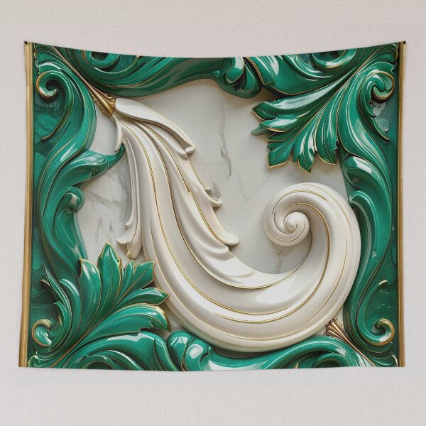Item preview, Sculptural Jade with Gold Enamel designed and sold by Vicky Brago-Mitchell®.